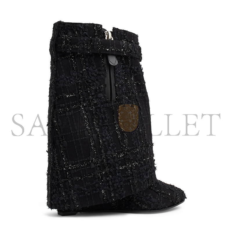 G1uenchy shark lock ankle boots in tweed be603ke1qa